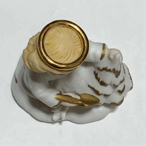 Vintage Angel Golden Halos Nurturing Natalie Porcelain Figure Bronson 1996 - Picture 10 of 14